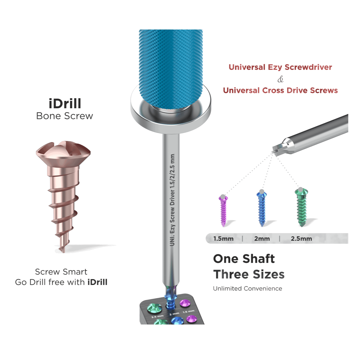 Universal ezy screwdriver idrill