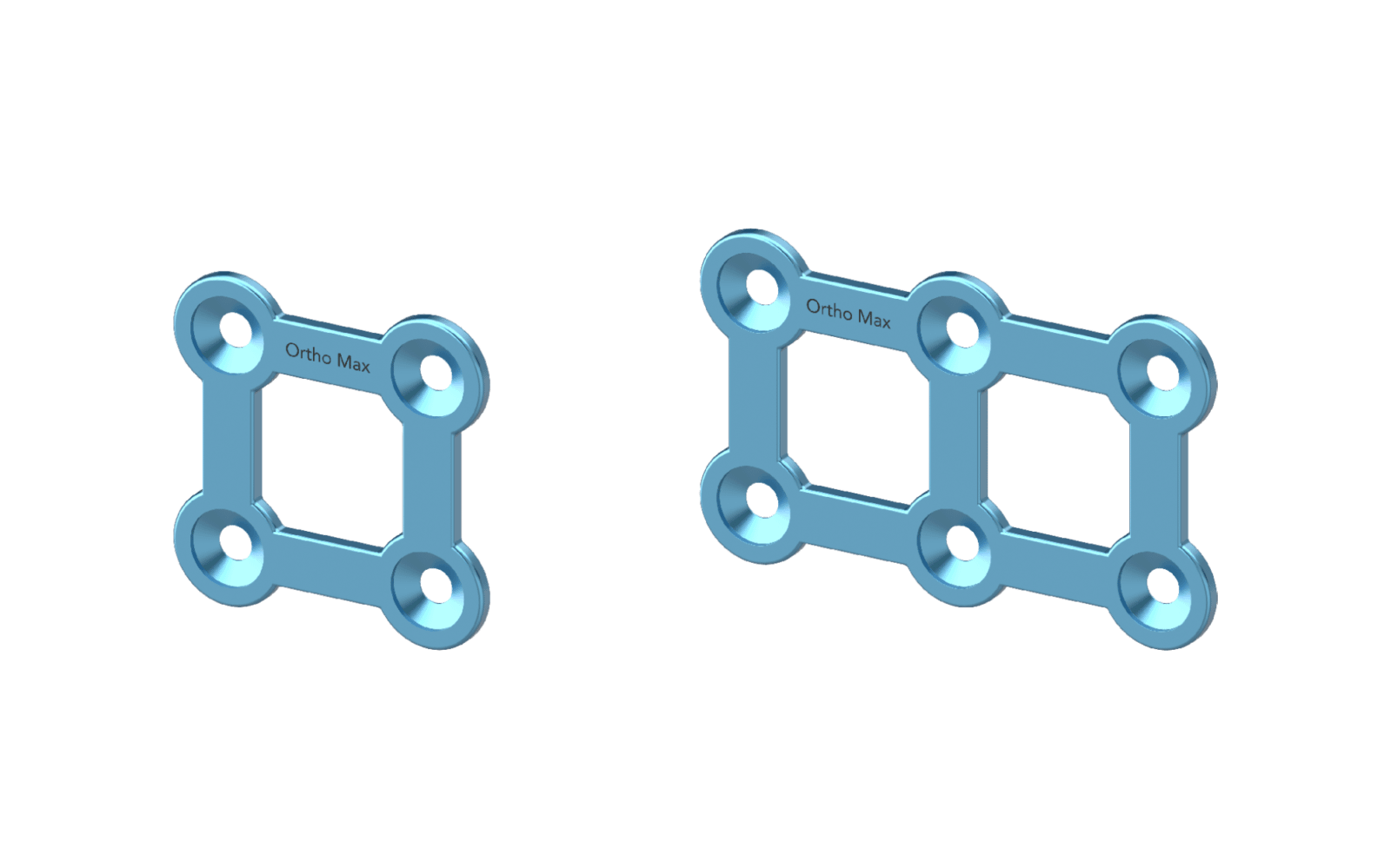 Neuro plating System Titanium Micro Square Plates 1.2mm