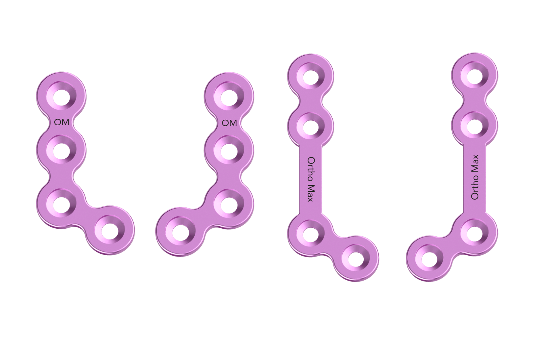 Upper Face Plating System Titanium L Shape plate 120ᵒ 1.5mm