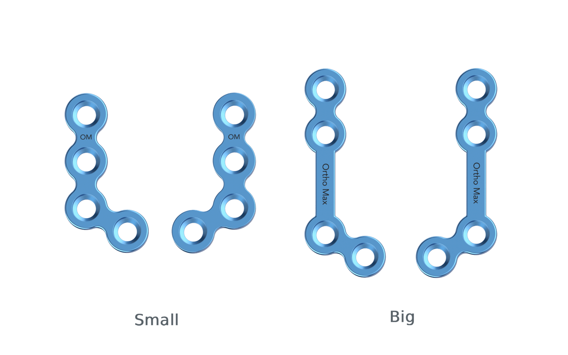 Mini Plating System Titanium L Shape plate 120ᵒ 2.0mm