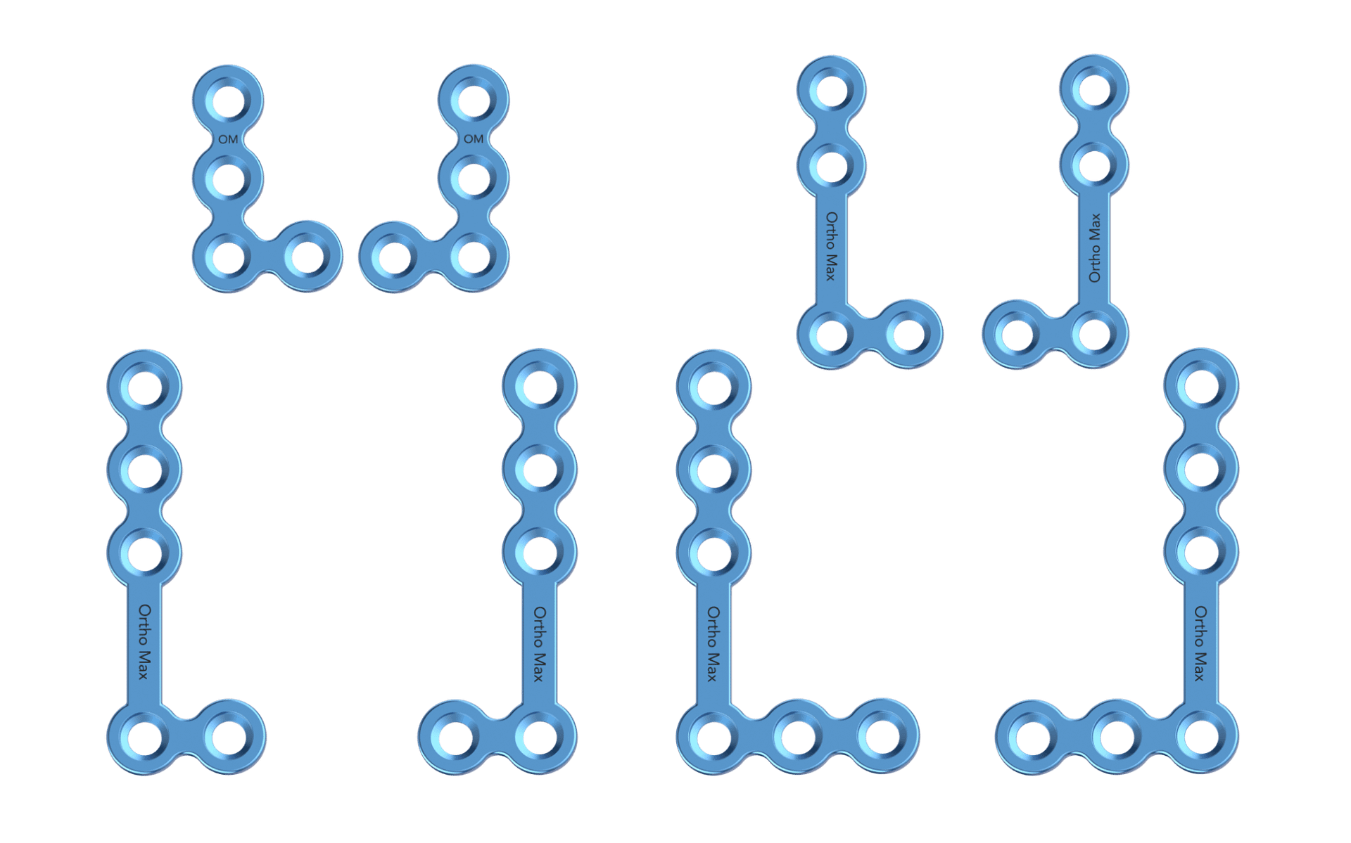 Mini Plating System Titanium L Shape plate 90ᵒ 2.0mm