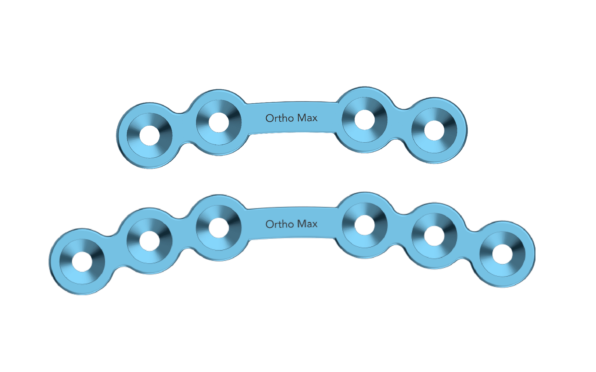 Neuro plating System Titanium Micro Orbita Plates with bar 1.2mm