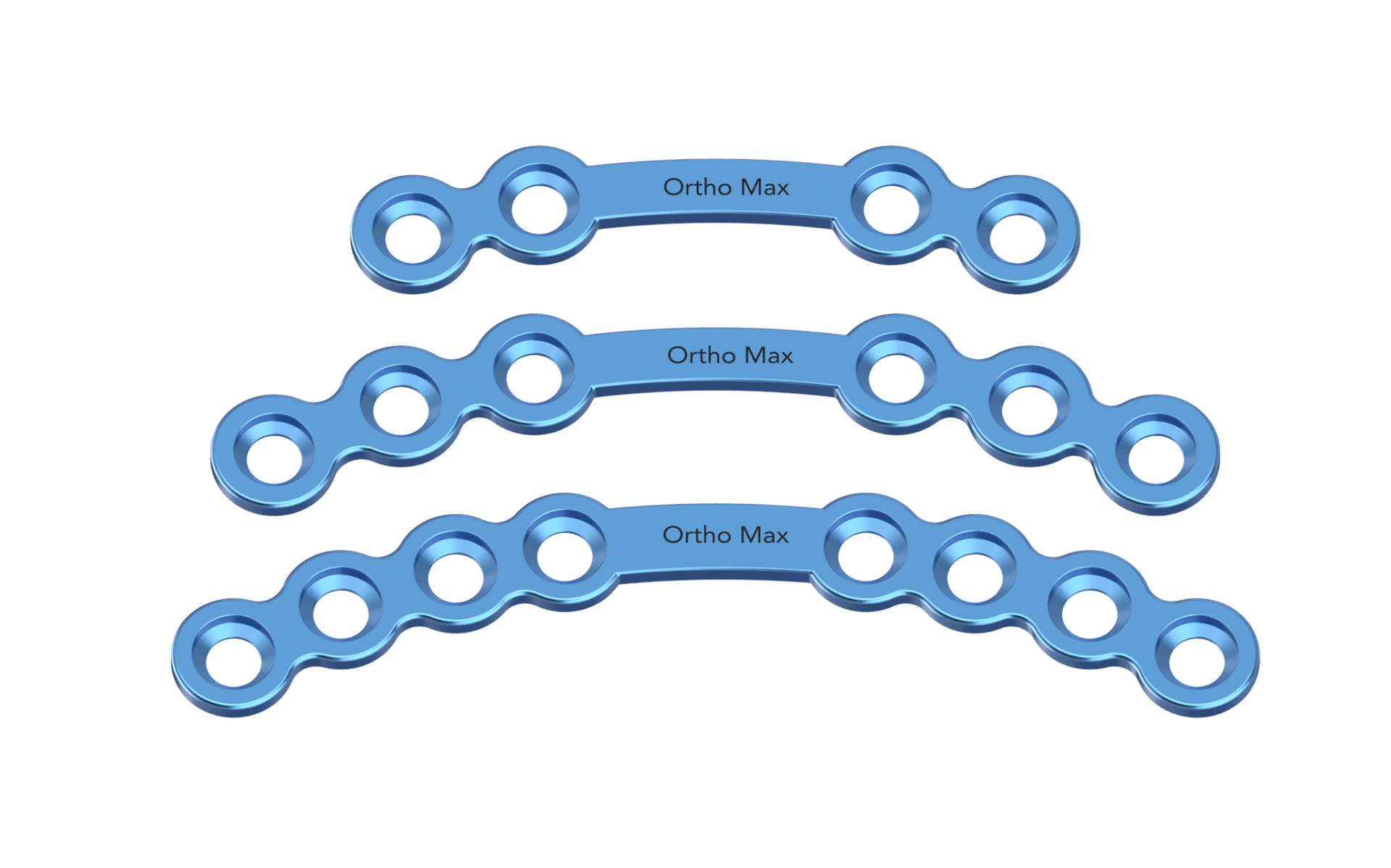 Mini Plating System Titanium Orbita Plates with bar 2.0mm