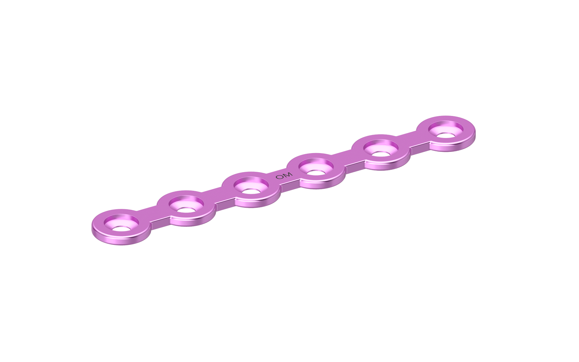 Upper Face Plating System Titanium Plates - without Bar 1.5mm