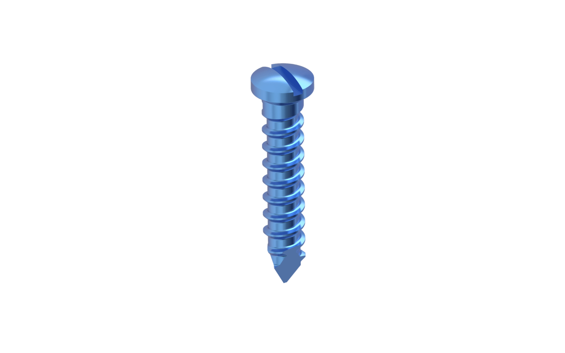 Cranio-maxillofacial Titanium Screws Slotted 2.0mm
