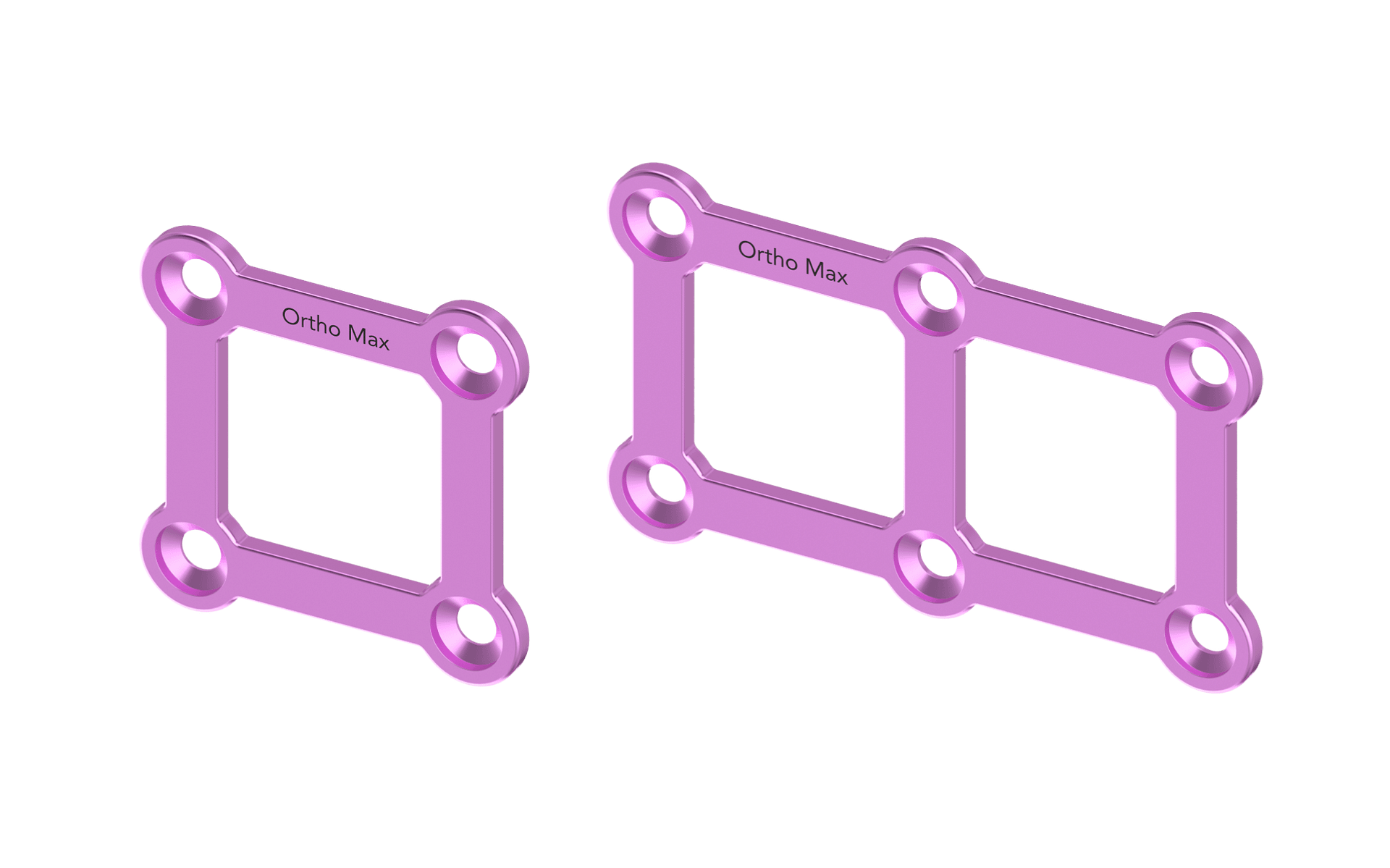 Upper Face Plating System Titanium Square Plates 1.5mm