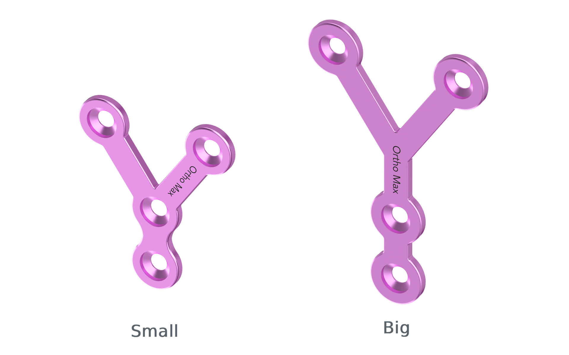 Upper Face Plating System Titanium Y shape Plates Small - big 1.5mm