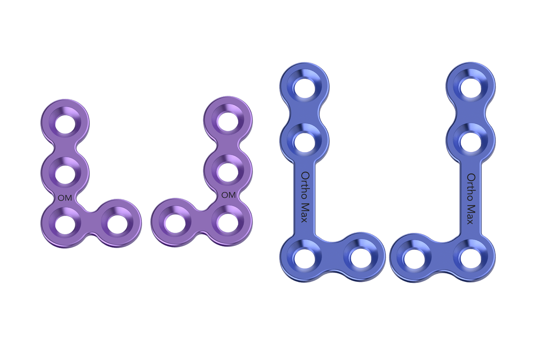 Reconstruction Implant Titanium ultra lock® Recon bone Plates - L Shape 90ᵒ
