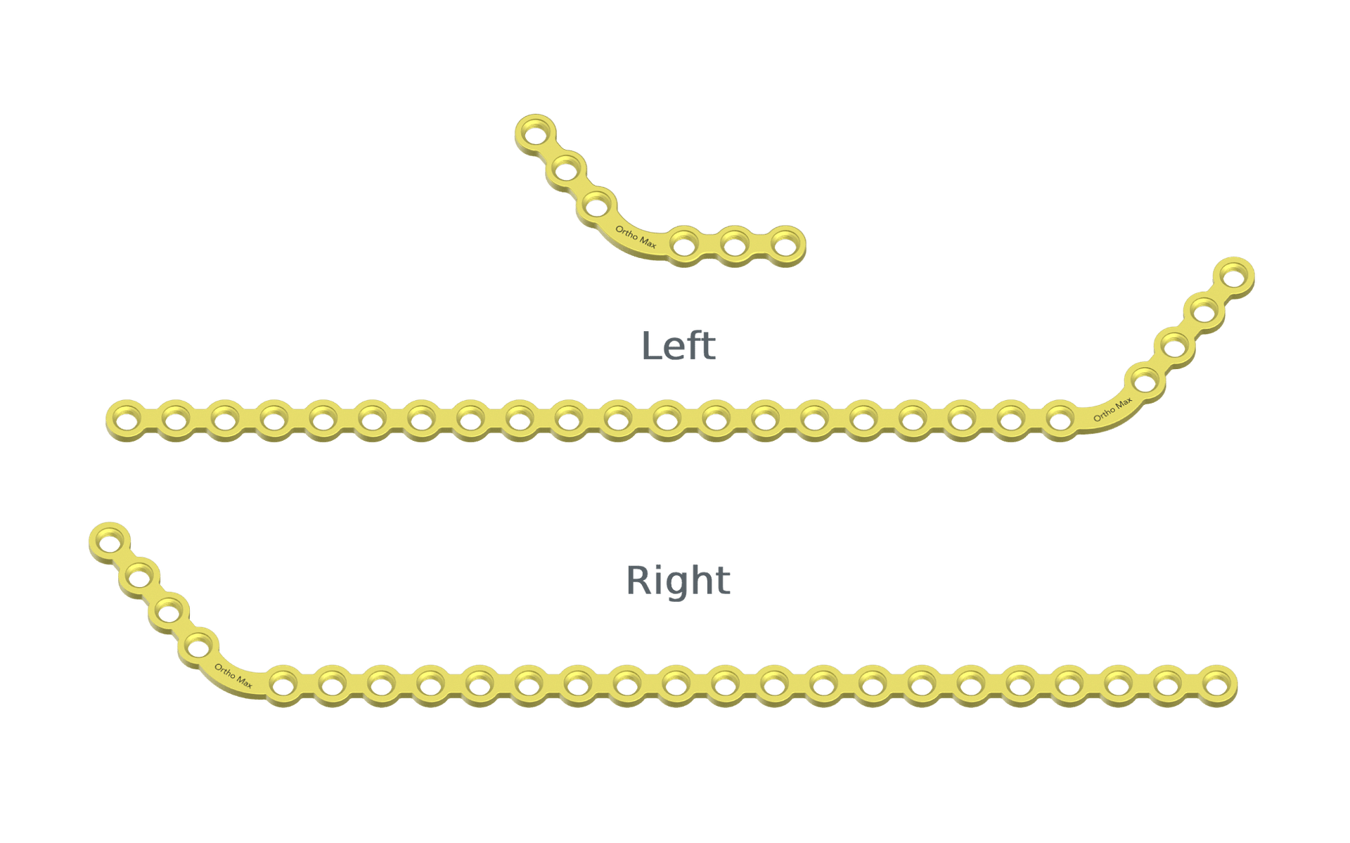 Reconstruction Implant Titanium ultralock® Recon mandibular Reconstruction Plates - Single Angle Primary 4 Holes