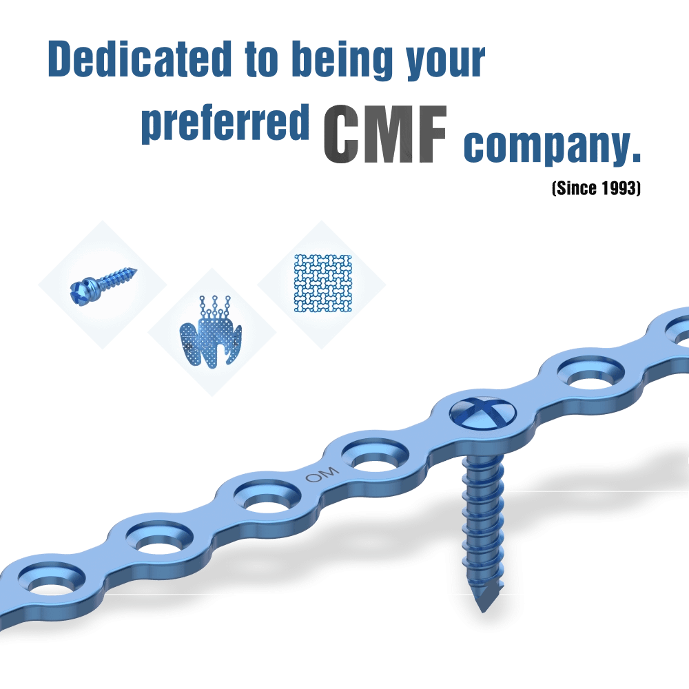 Ortho Max cranio-maxillofacial plating and reconstruction system